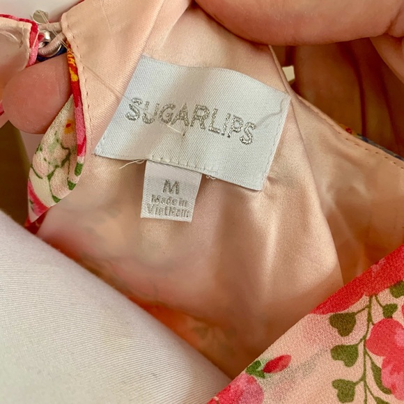 Sugar Lips NWT Baltic Born woman’s floral maxi dress medium - Picture 7 of 10